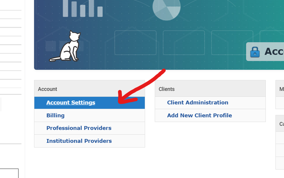 Screenshot My Account
